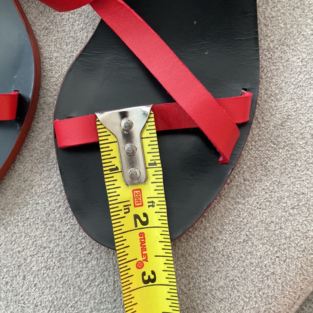 ANINE BING Remi strappy sandal in red - Picture 10 of 13